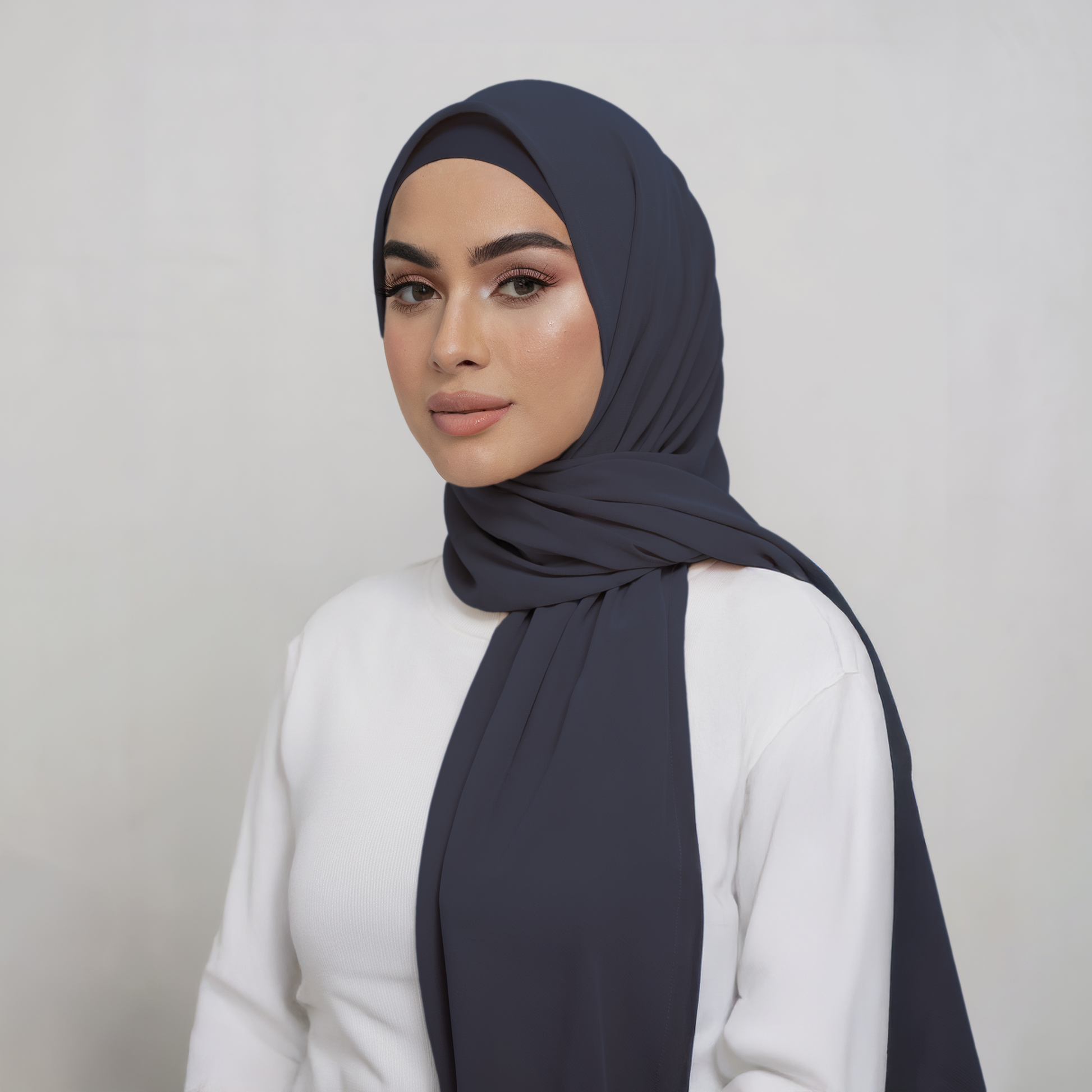 Navy Blue Hijab Set | Best Hijab Set | Hia Hijab 2025