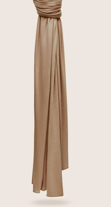 Soft Cotton Hijab - Khaki Jersey Hijab